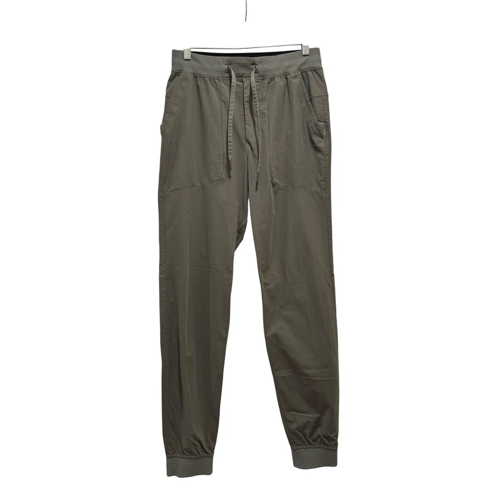 Lululemon ABC Jogger Mens Medium Olive Green Excellent Warpstreme Athletic Pants